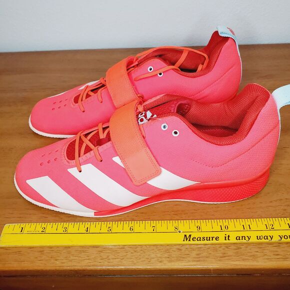 adidas gazelle silver green womens Adidas Adipower 3 Weightlifting Boots - Navy/Red main image 1